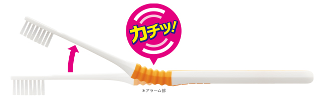 しなるハンドルが力を調整の説明画像